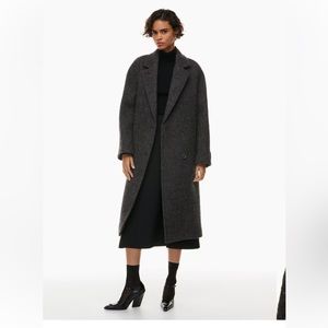 BNWOT Aritzia Slouch Coat Wool Bouclé XS